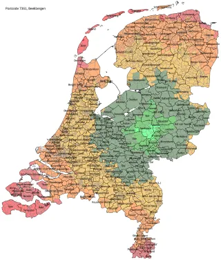 Rijtijden vanaf Beekbergen